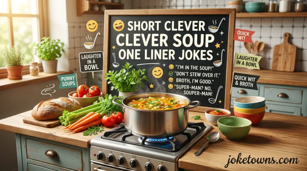 Short Clever Soup One Liner Jokes