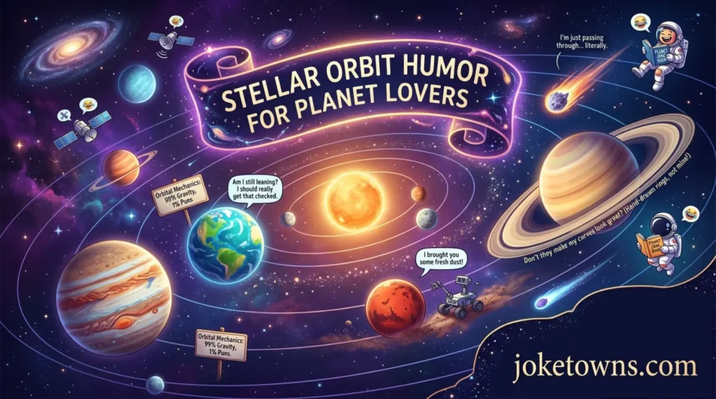 Stellar Orbit Humor for Planet Lovers