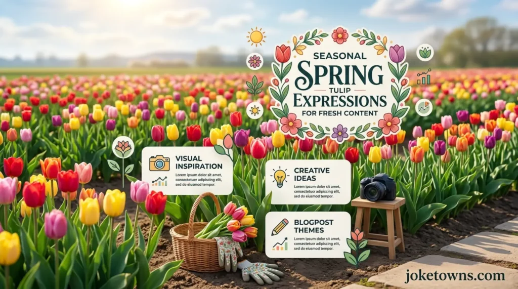 Seasonal Spring Tulip Expressions For Fresh Content