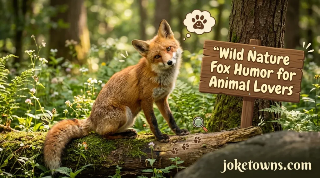 Wild Nature Fox Humor for Animal Lovers