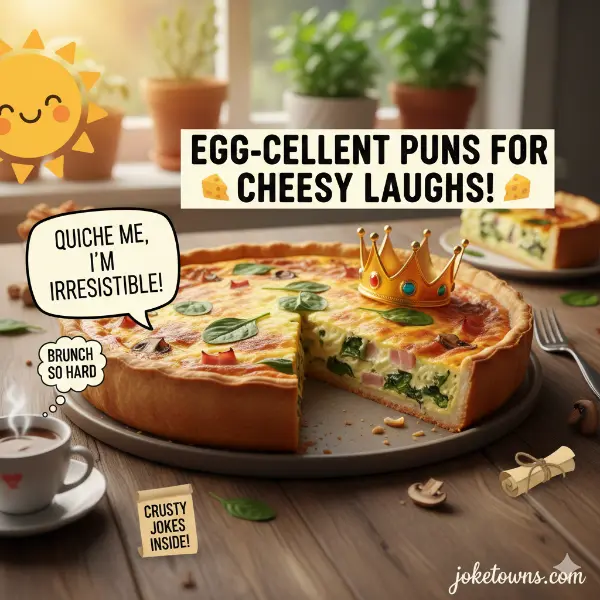 Quiche Puns for Brunch