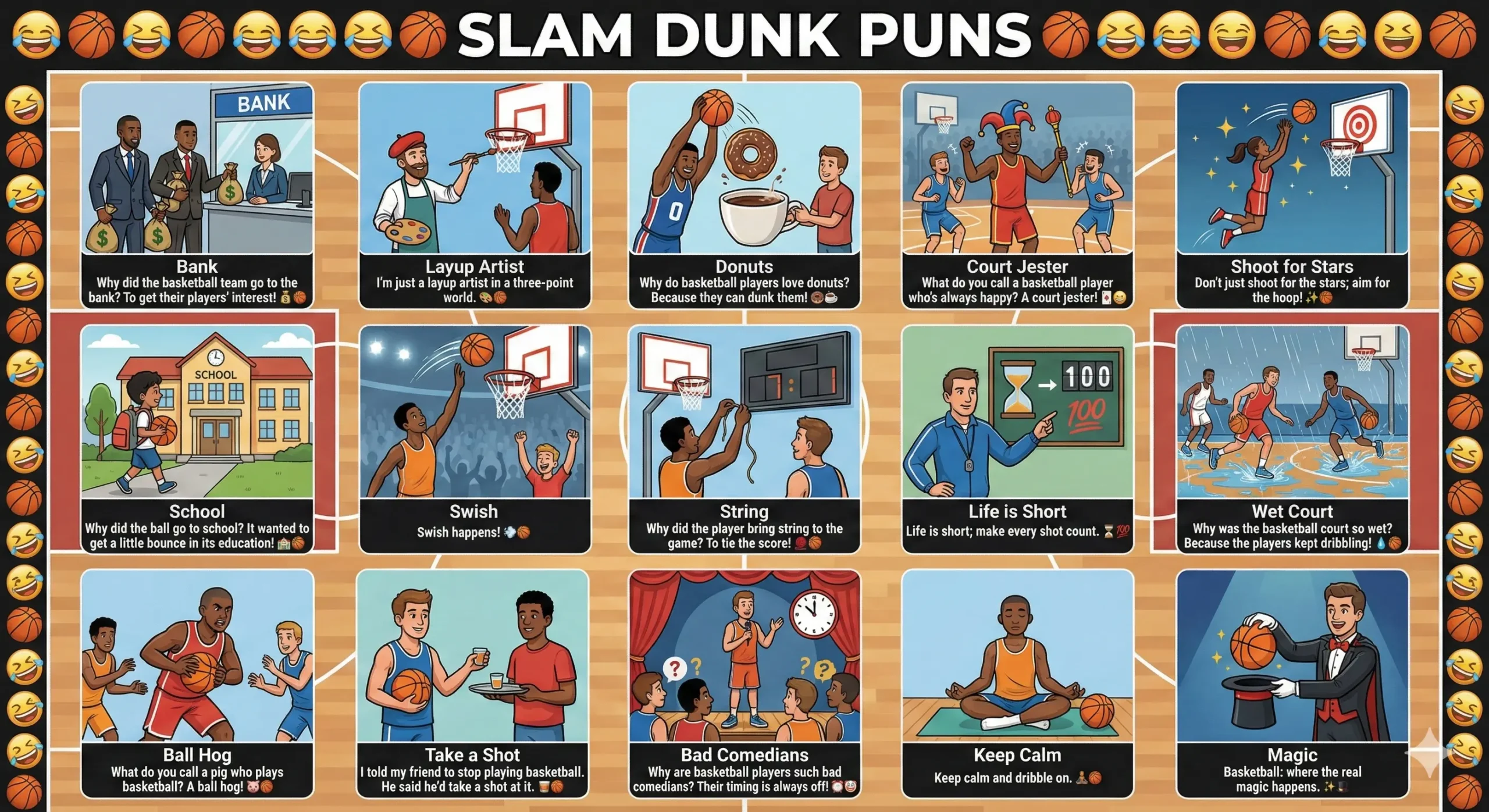 Basketball Puns