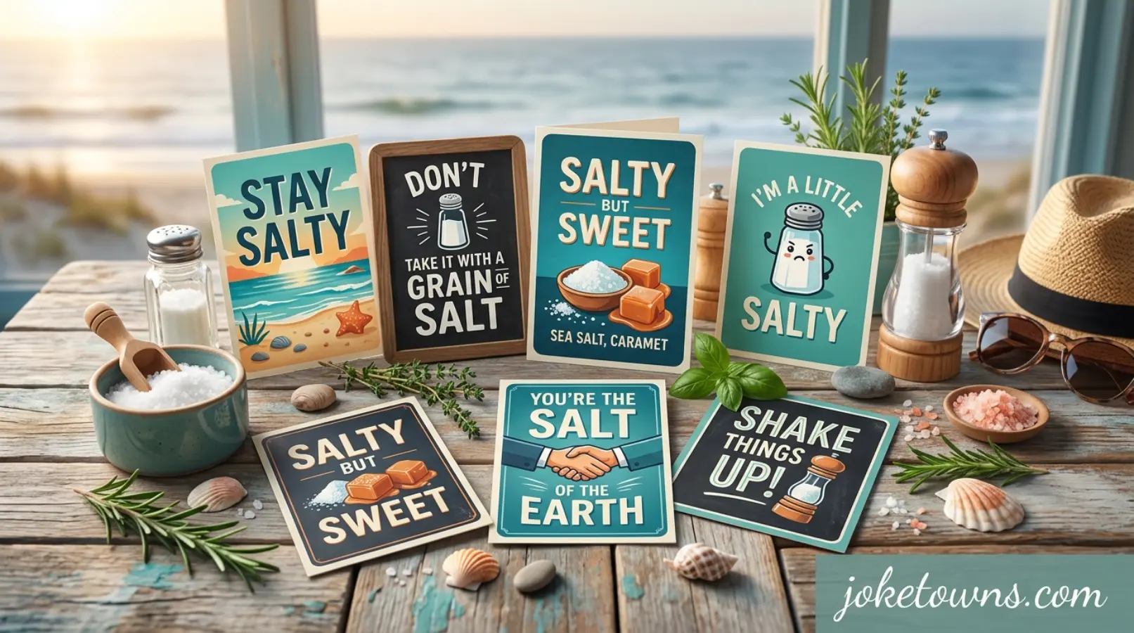 Top Clever Salt Puns for Captions