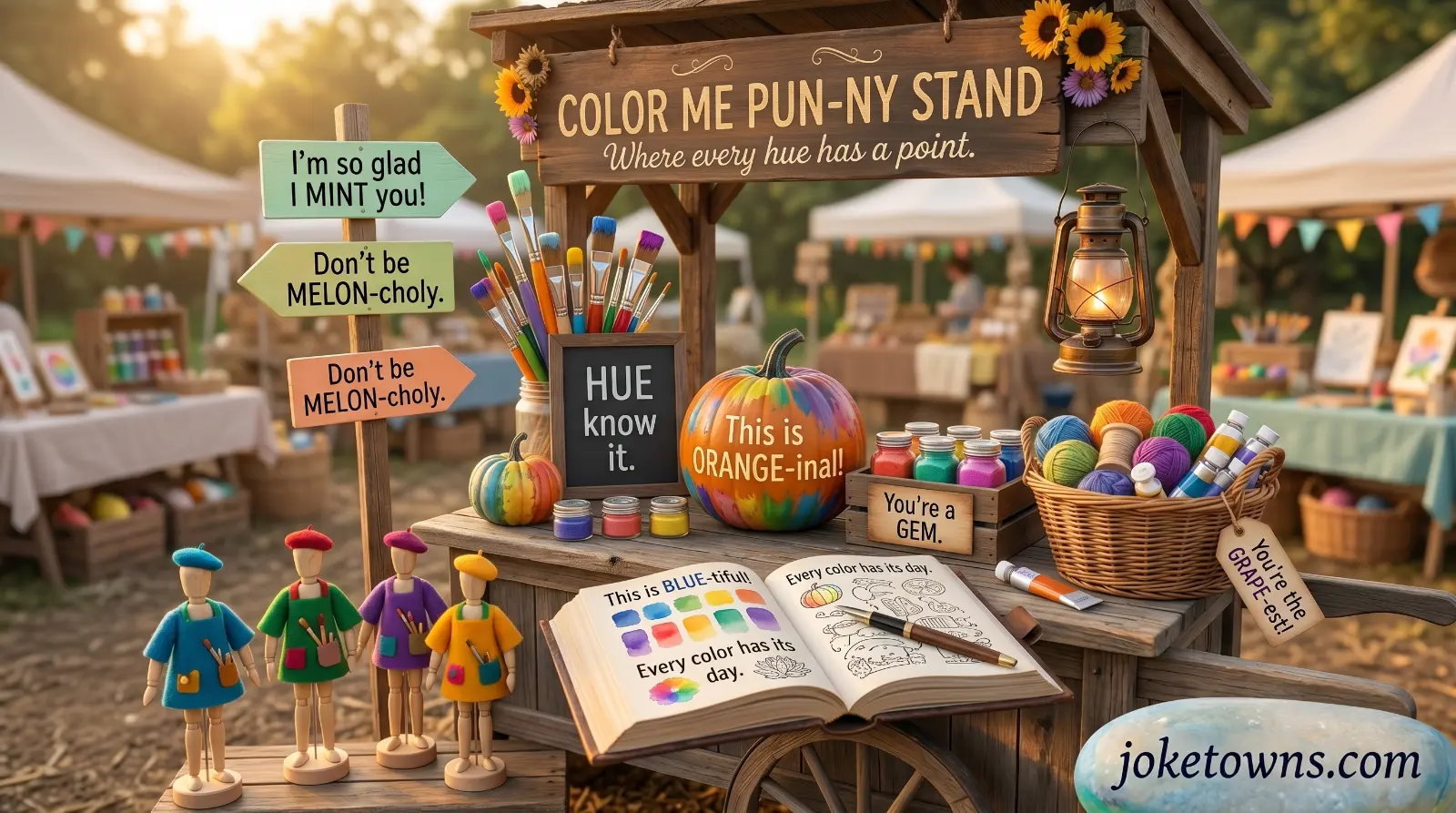 Best Color Puns for Laughs & Captions