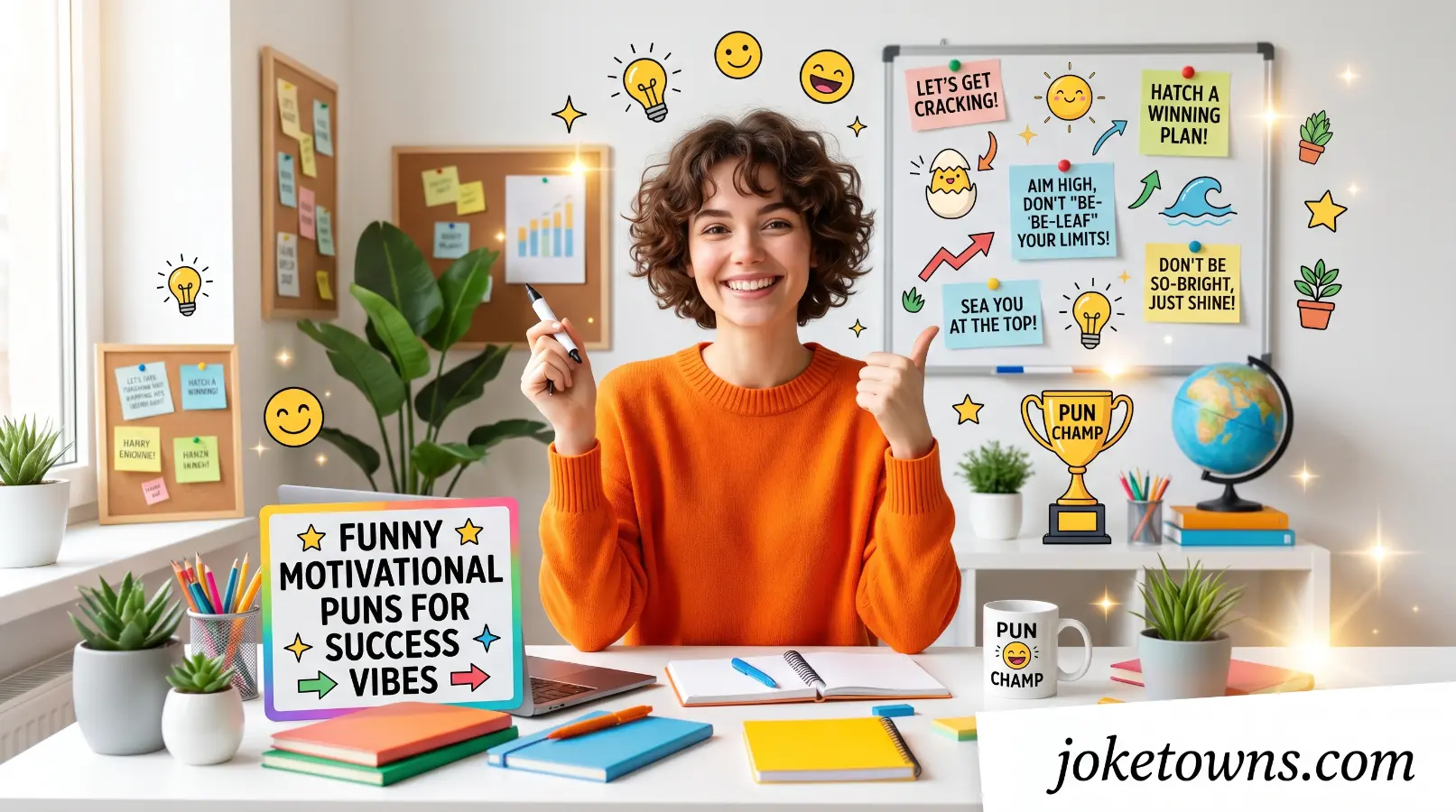 Funny Motivational Puns for Success
