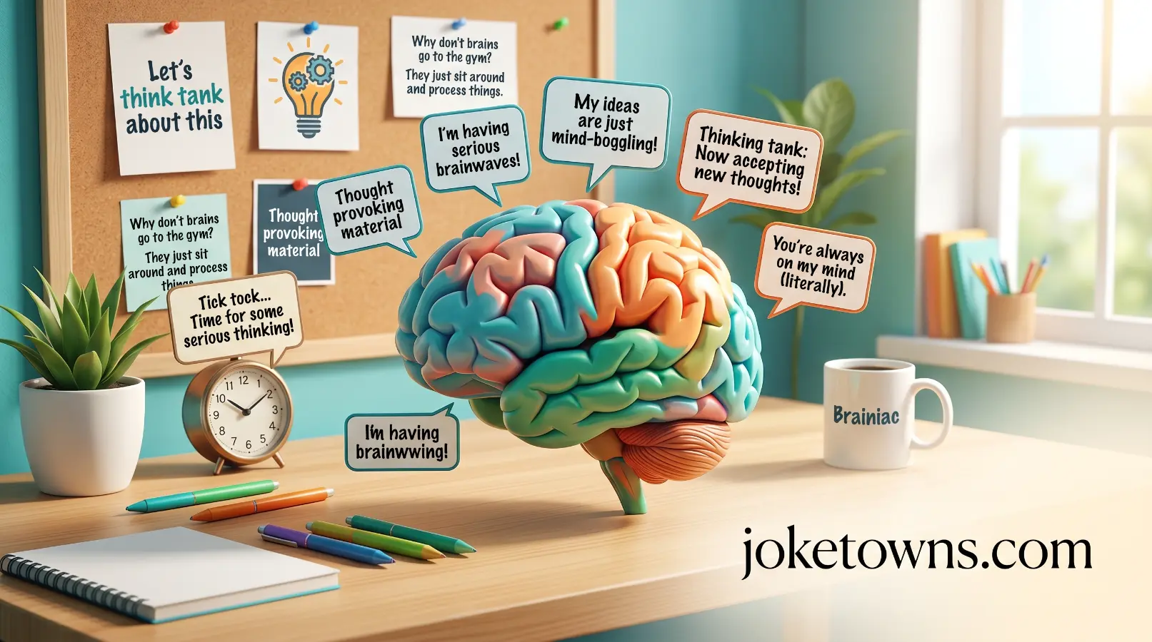 Clever Brain Puns and Jokes