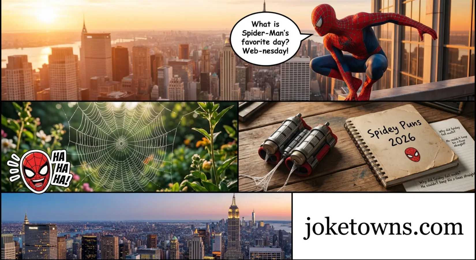Best Spiderman Puns Collection 2026