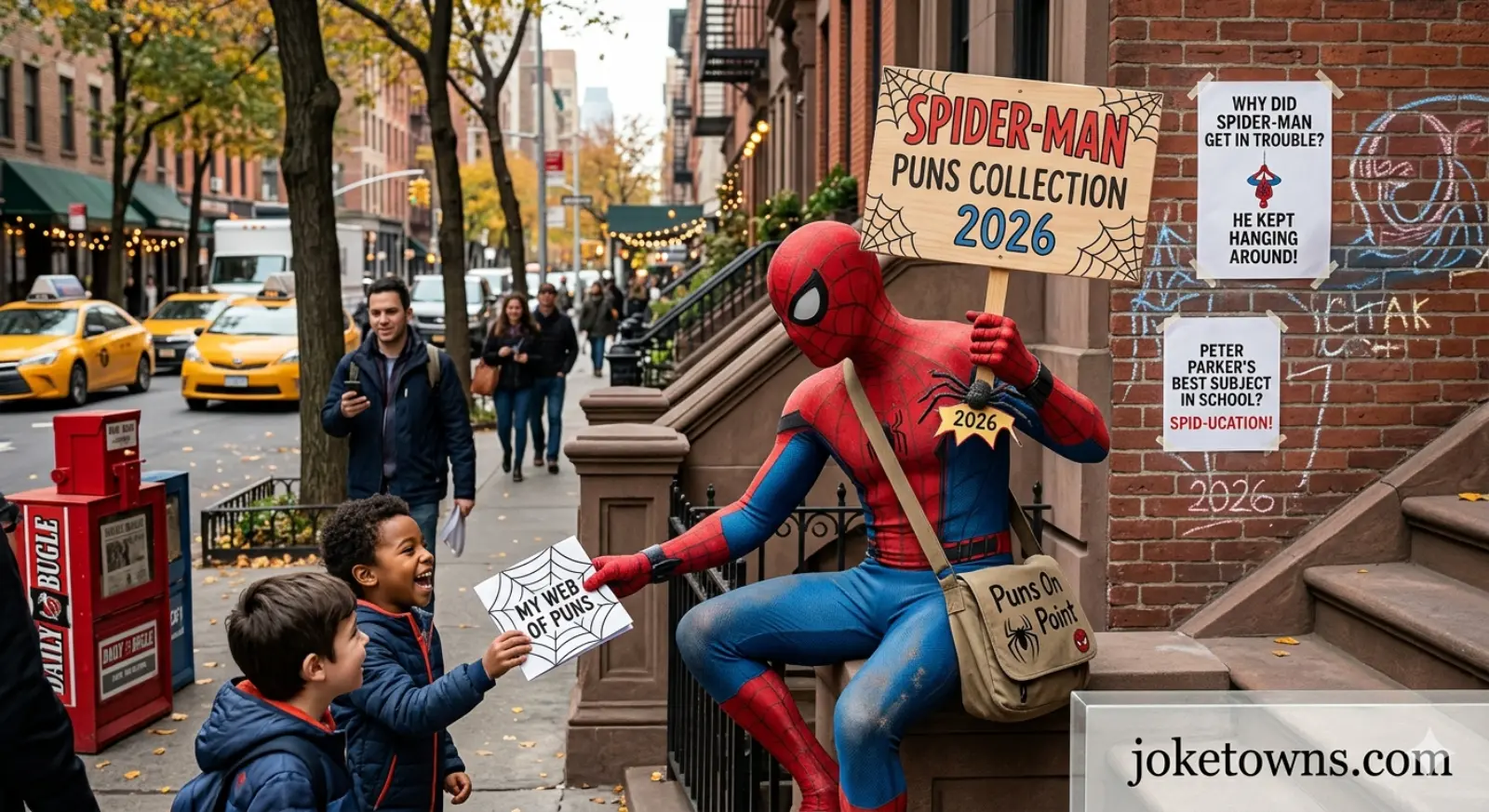 Funny Spiderman Puns Collection 2026