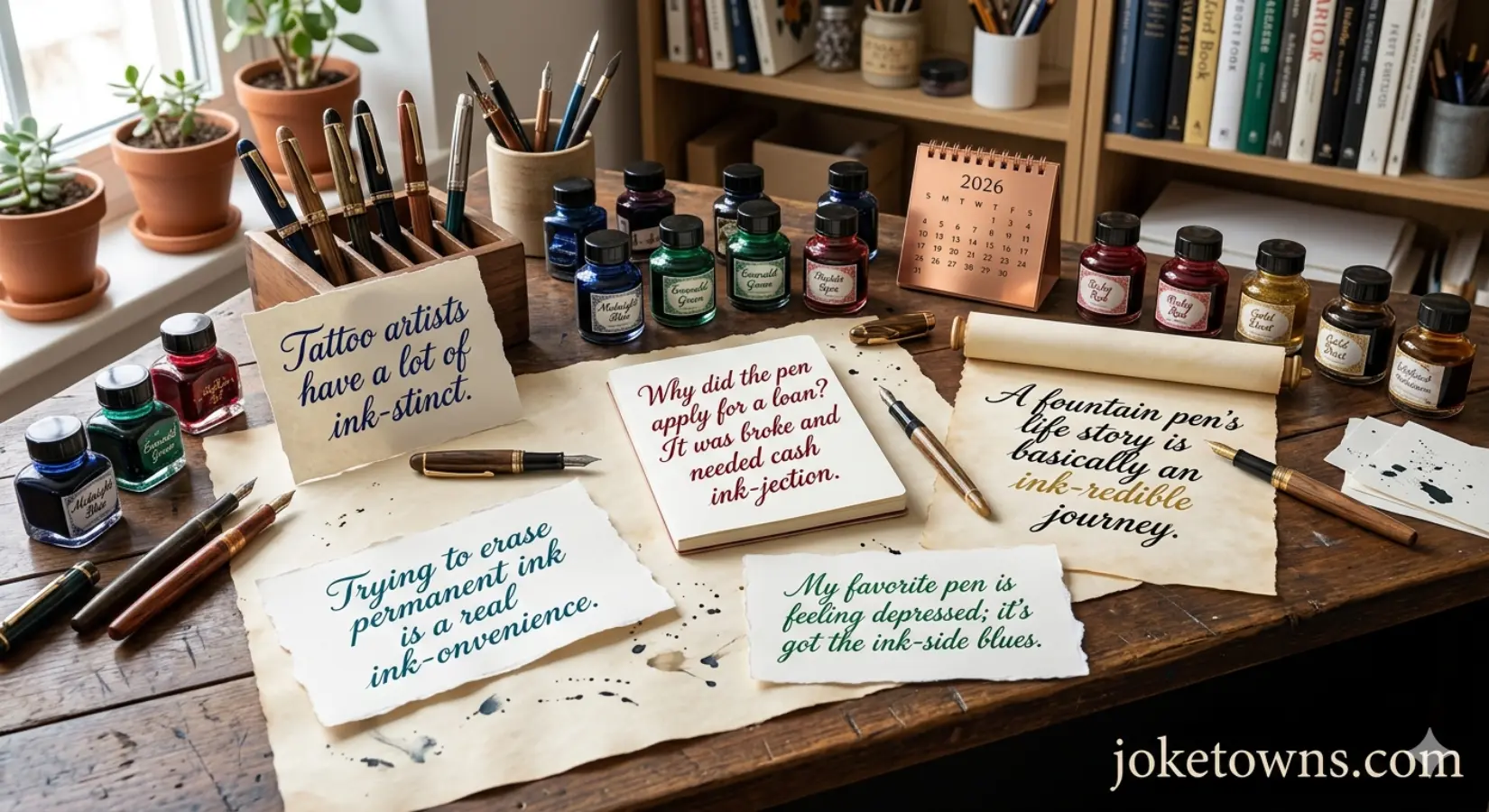 Hilarious Ink Puns Collection 2026