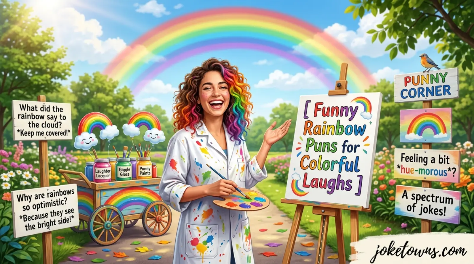 Funny Rainbow Puns for Colorful Laughs
