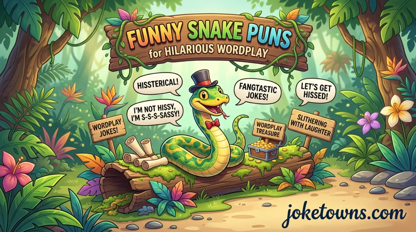 Funny Snake Puns for Hilarious Wordplay
