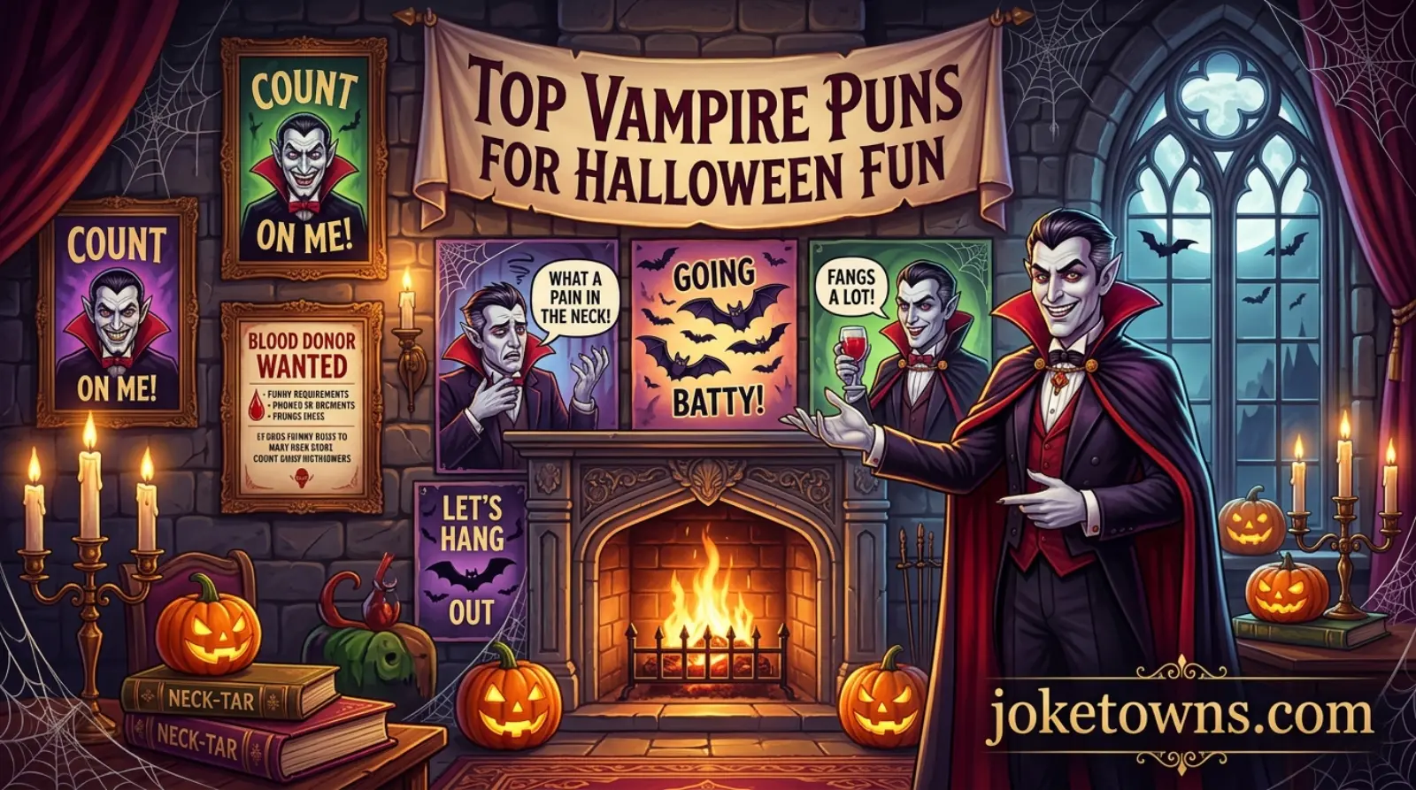 Top Vampire Puns for Halloween Fun
