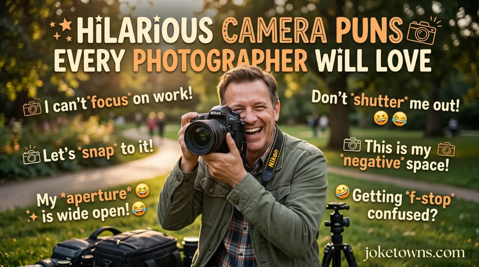 Hilarious Camera Puns Every Photographer Will Love
