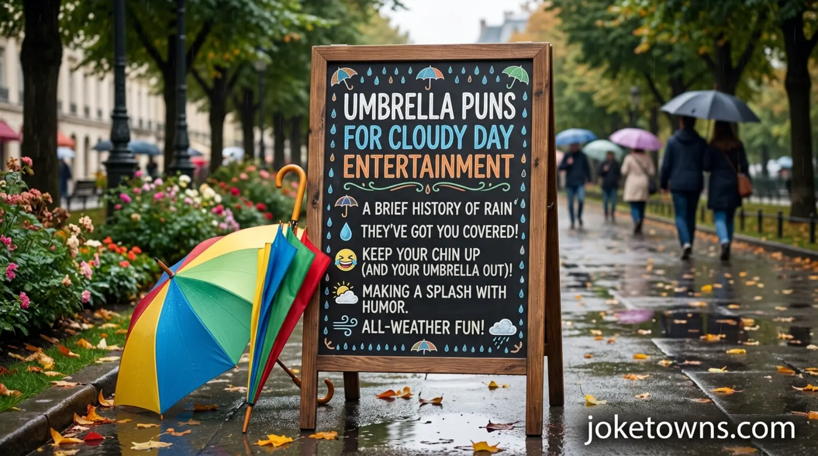 Umbrella Puns For Cloudy Day Entertainment