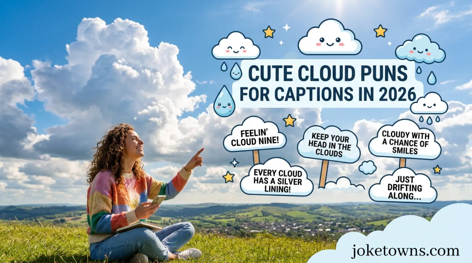 Cute Cloud Puns for Captions In 2026