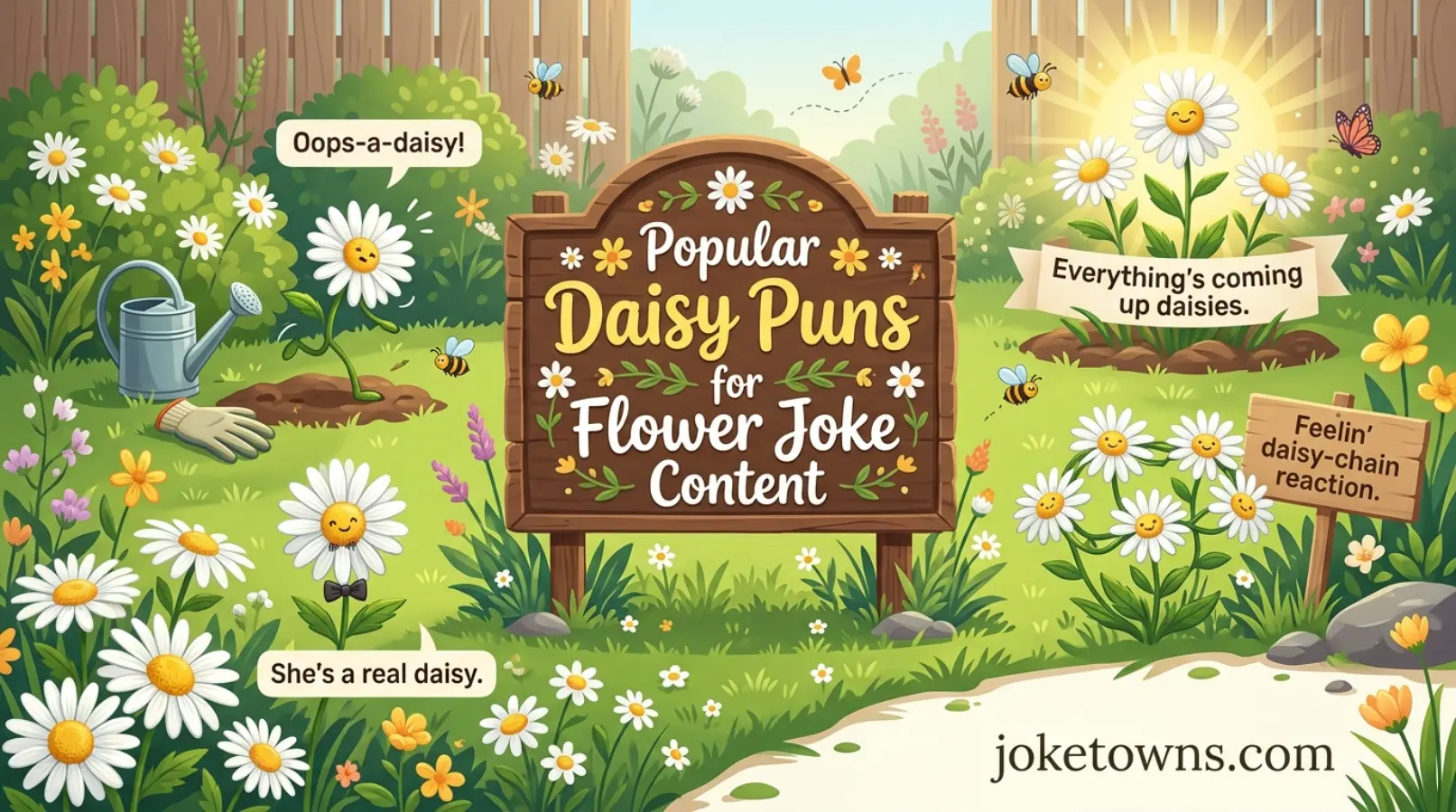 Popular Daisy Puns for Flower Joke Content
