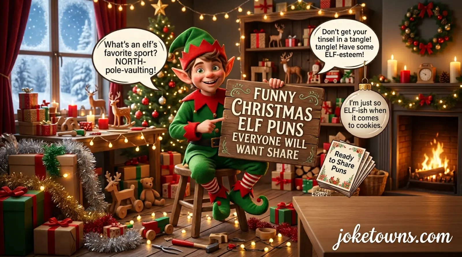 Funny Christmas Elf Puns Everyone Will Want Sharing
