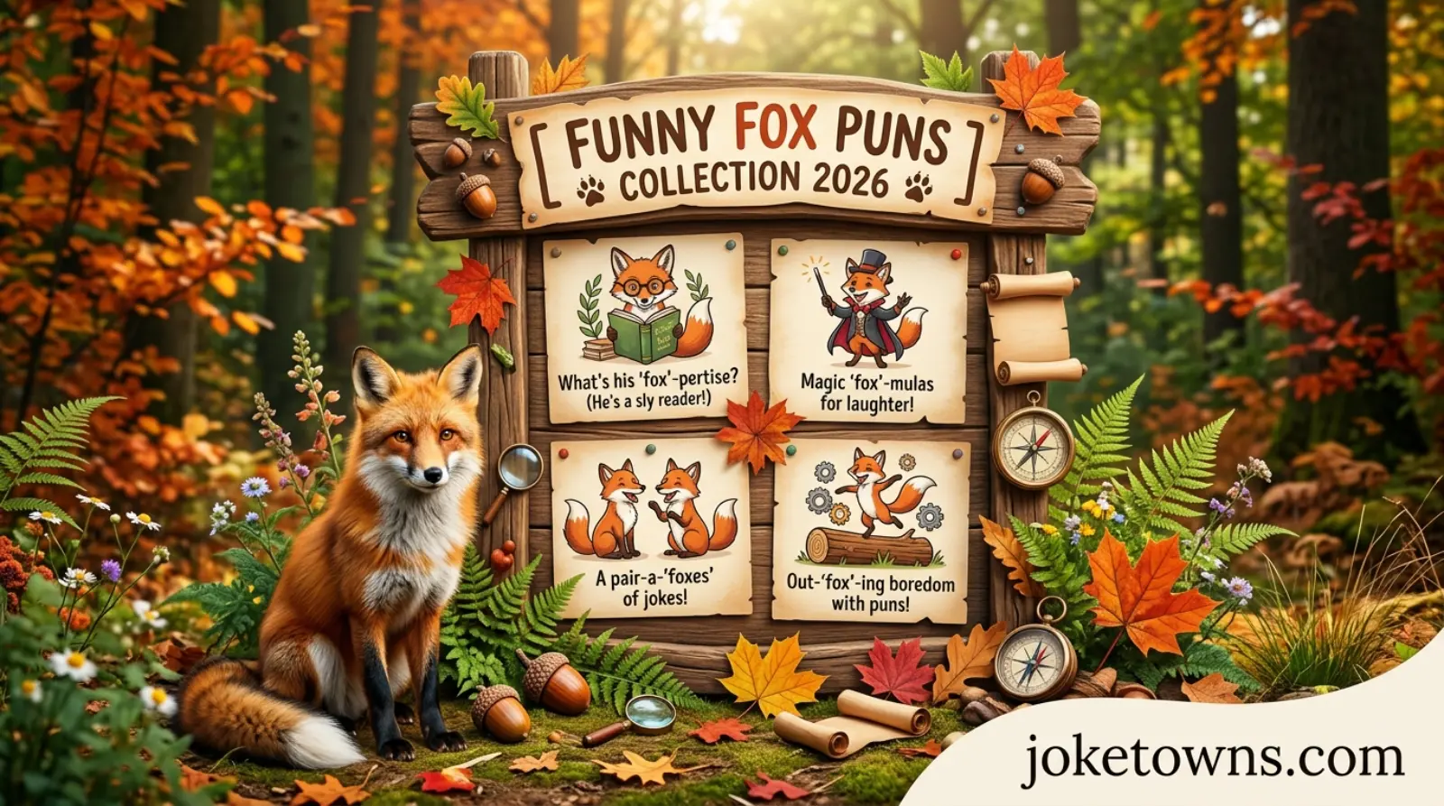 Funny Fox Puns Collection 2026