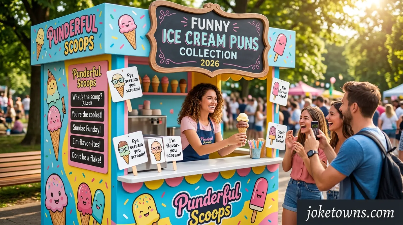 Funny Ice Cream Puns Collection 2026