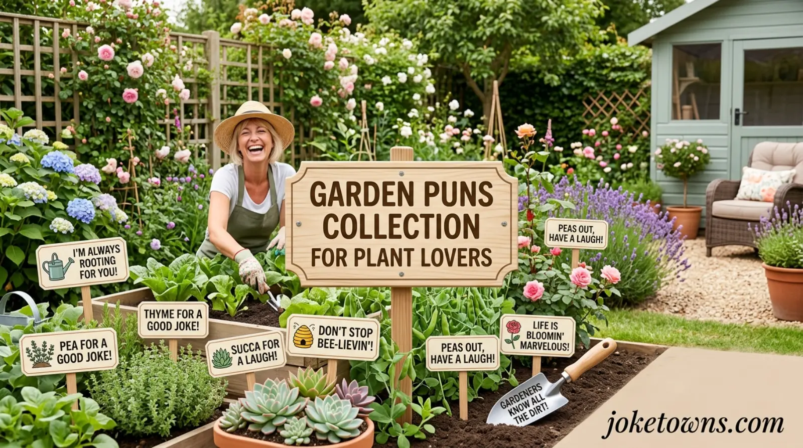 Garden Puns Collection For Plant Lovers