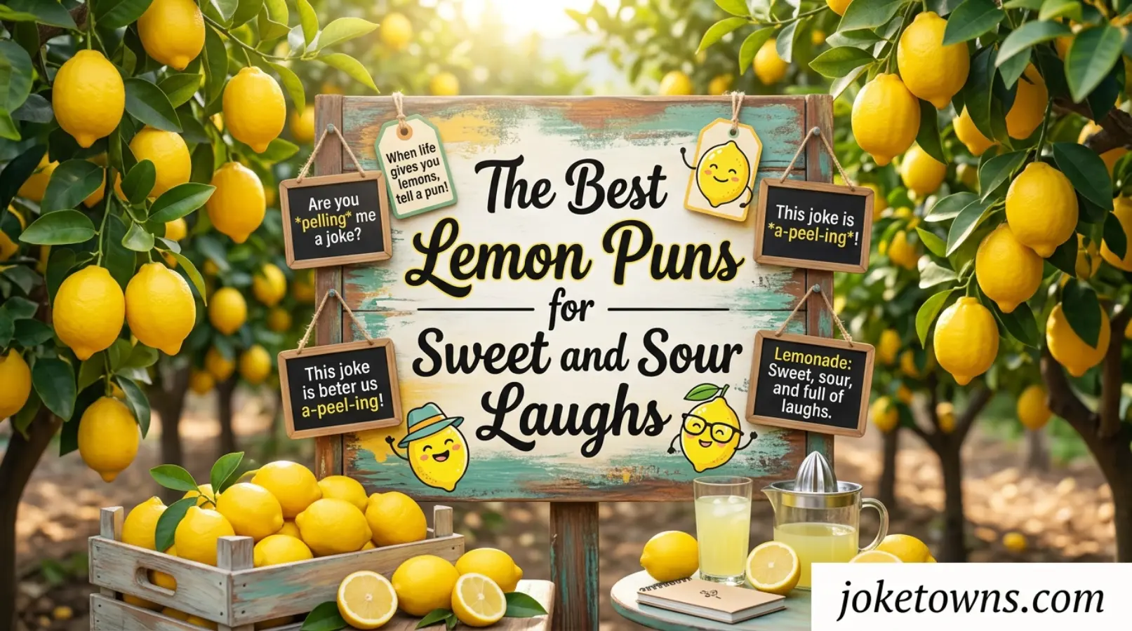The Best Lemon Puns for Sweet and Sour Laughs