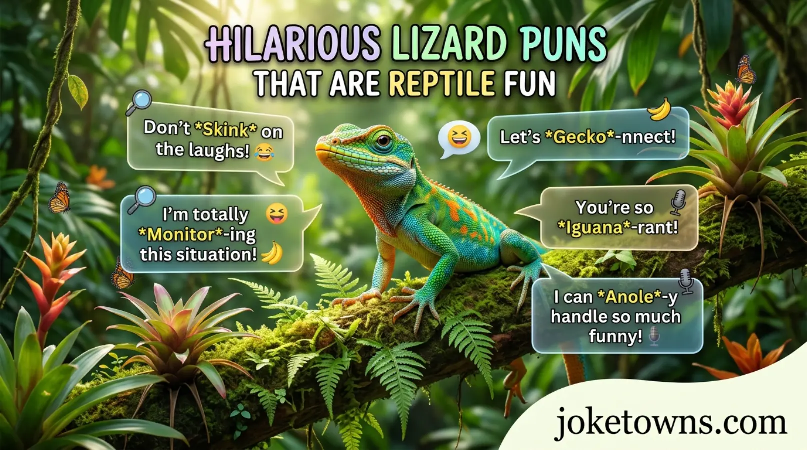 Hilarious Lizard Puns That Are Reptile Fun