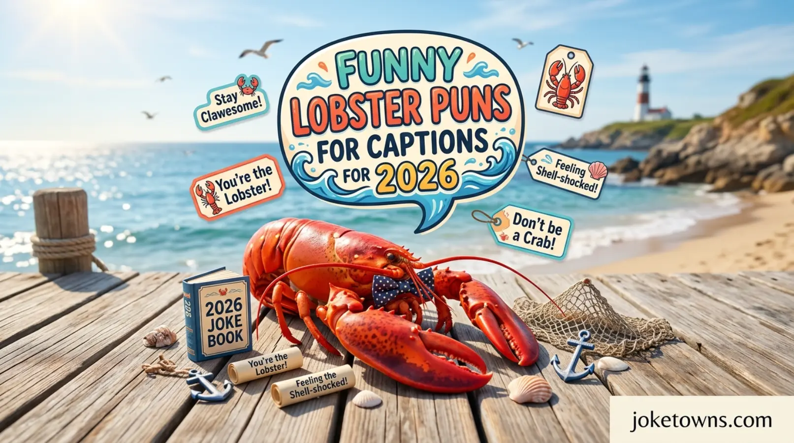 Funny Lobster Puns for Captions For 2026