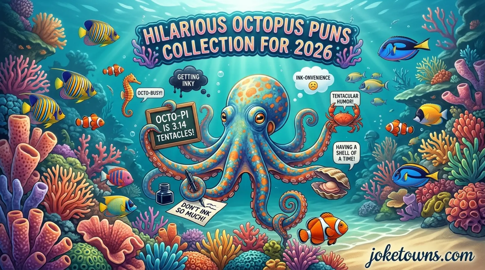 Hilarious Octopus Puns Collection For 2026