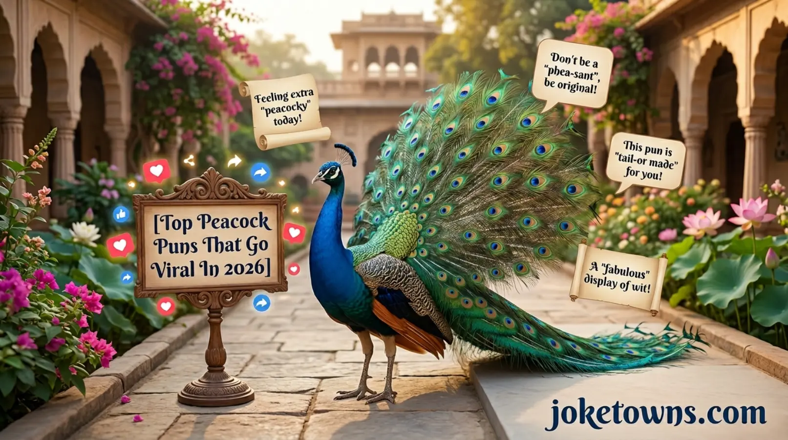 Top Peacock Puns That Go Viral In 2026