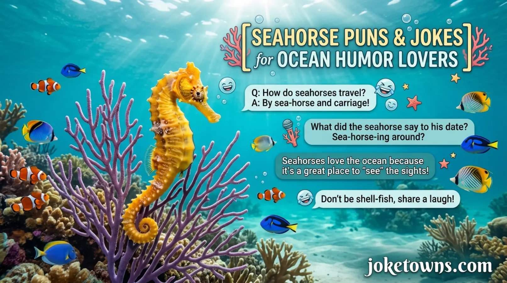 Seahorse Puns and Jokes for Ocean Humor Lovers
