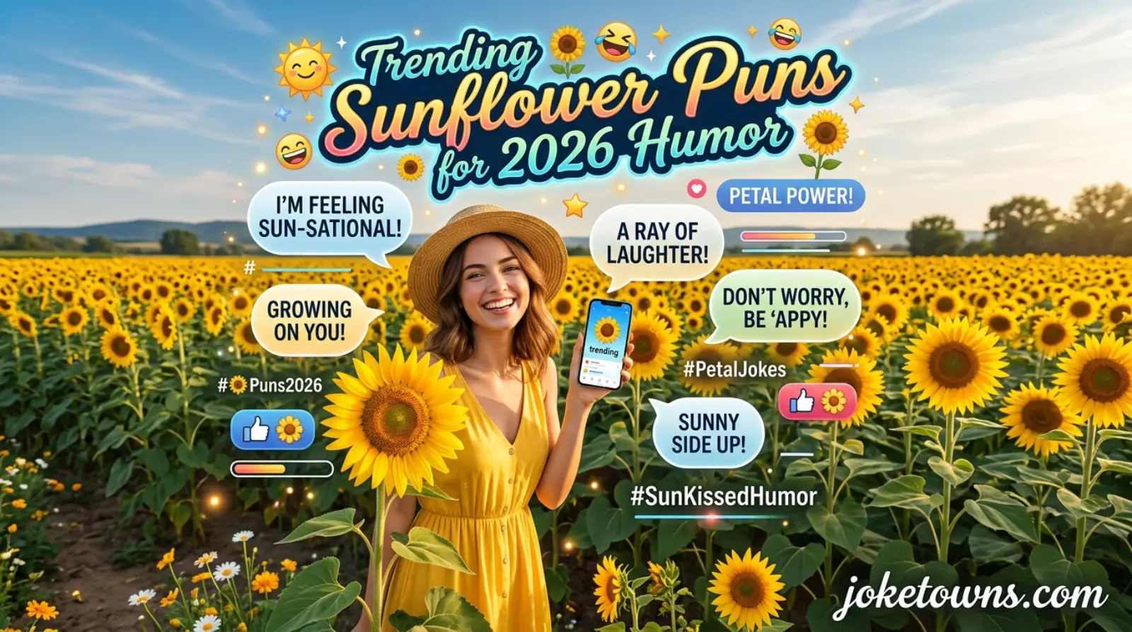 Trending Sunflower Puns for 2026 Humor