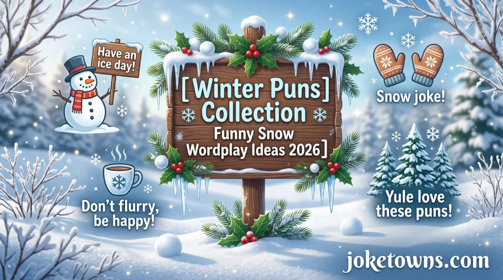 Winter Puns Collection Funny Snow Wordplay Ideas 2026